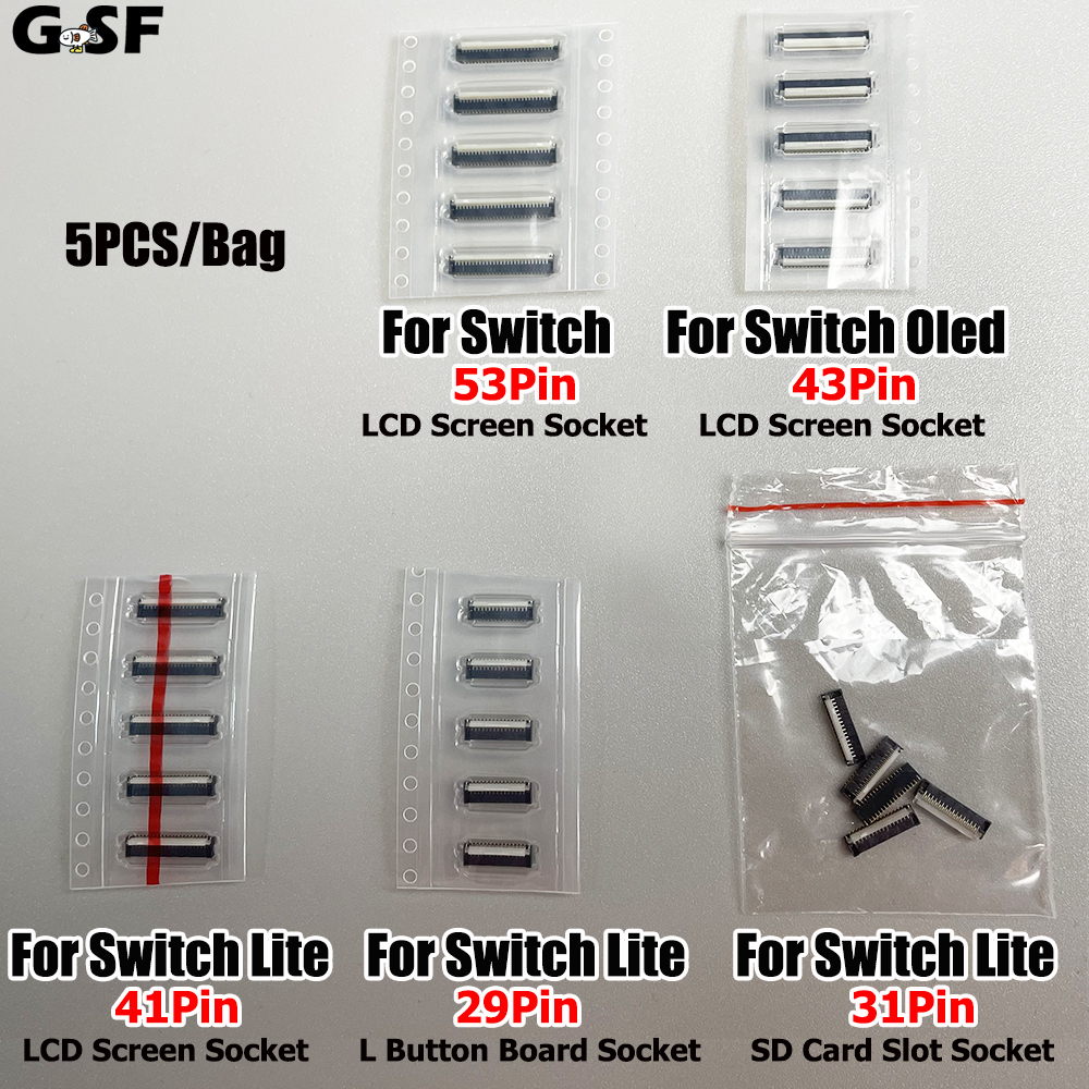 5PCS New LCD Screen FPC Ribbon - Push Fit Connector avis et prix