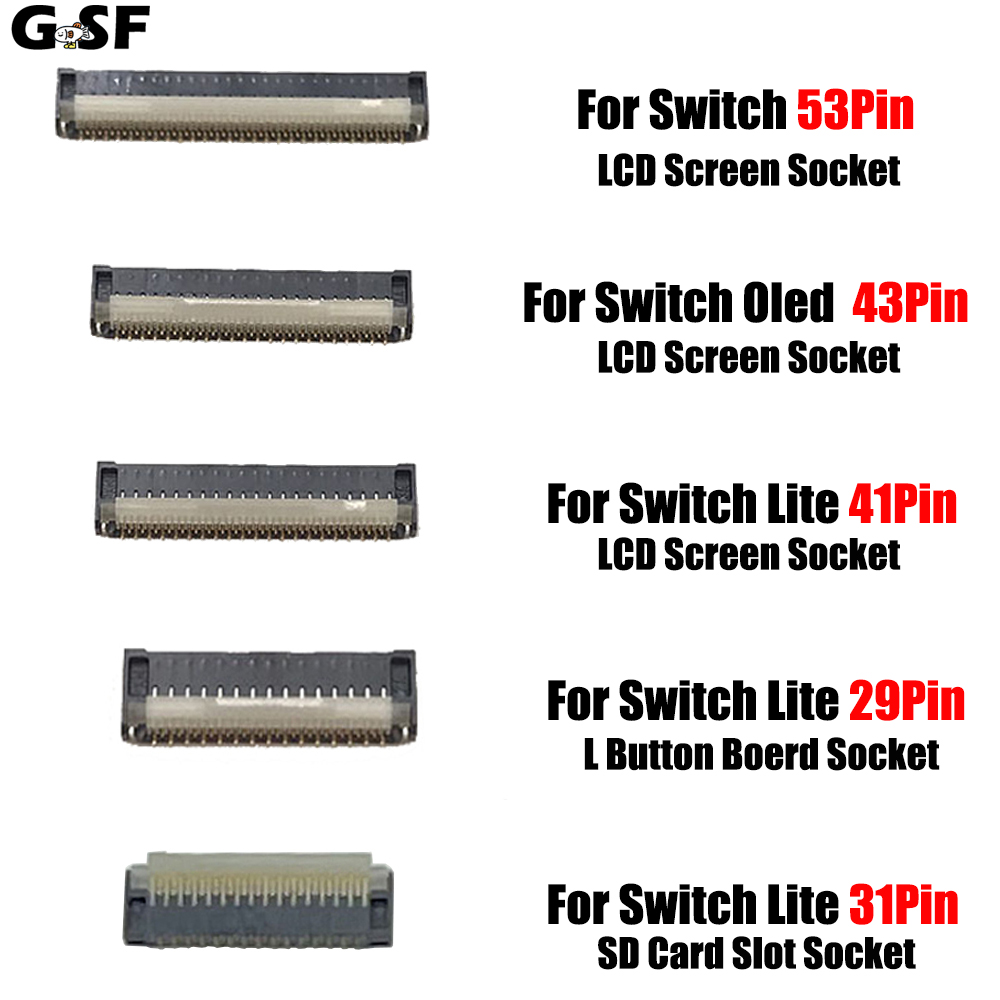 5PCS New LCD Screen FPC Ribbon - Push Fit Connector avis et prix
