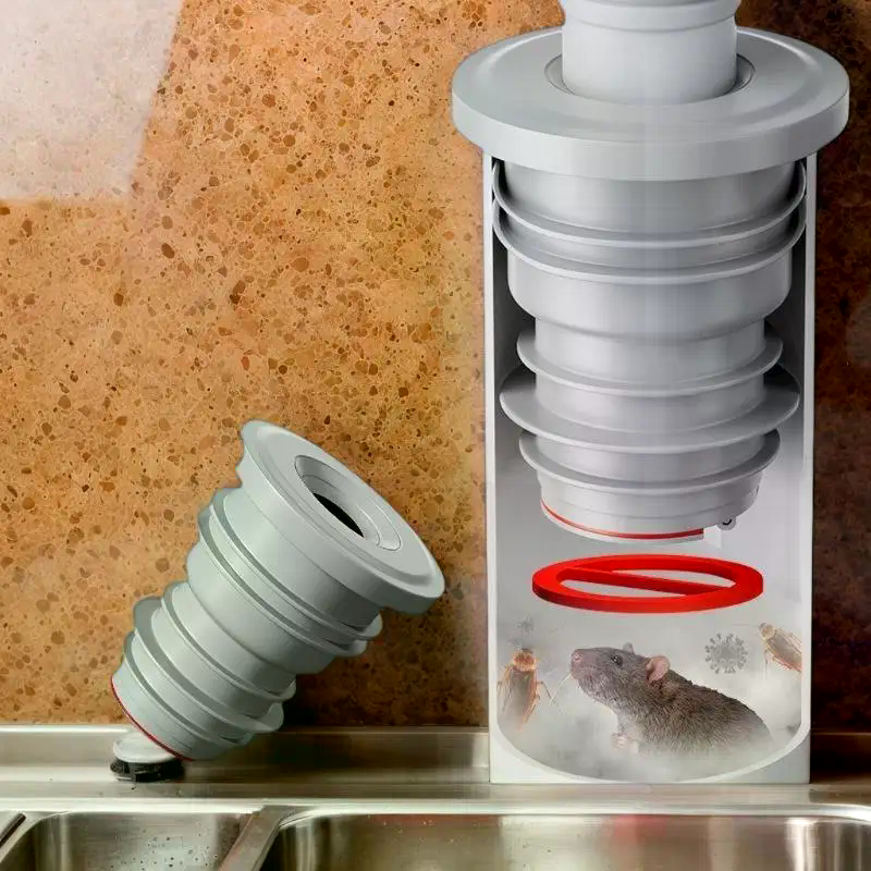 Bathroom Sewer Seal Ring Anti- - Drain Pipe Clip avis et prix