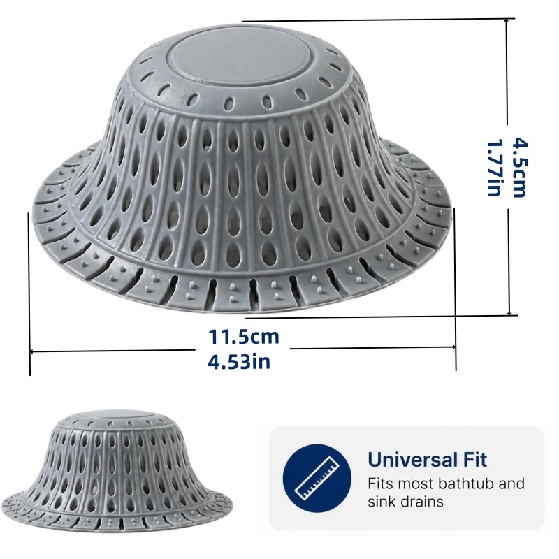 Silicone Foldable Hair Catcher - Drain Pipe Clip avis et prix