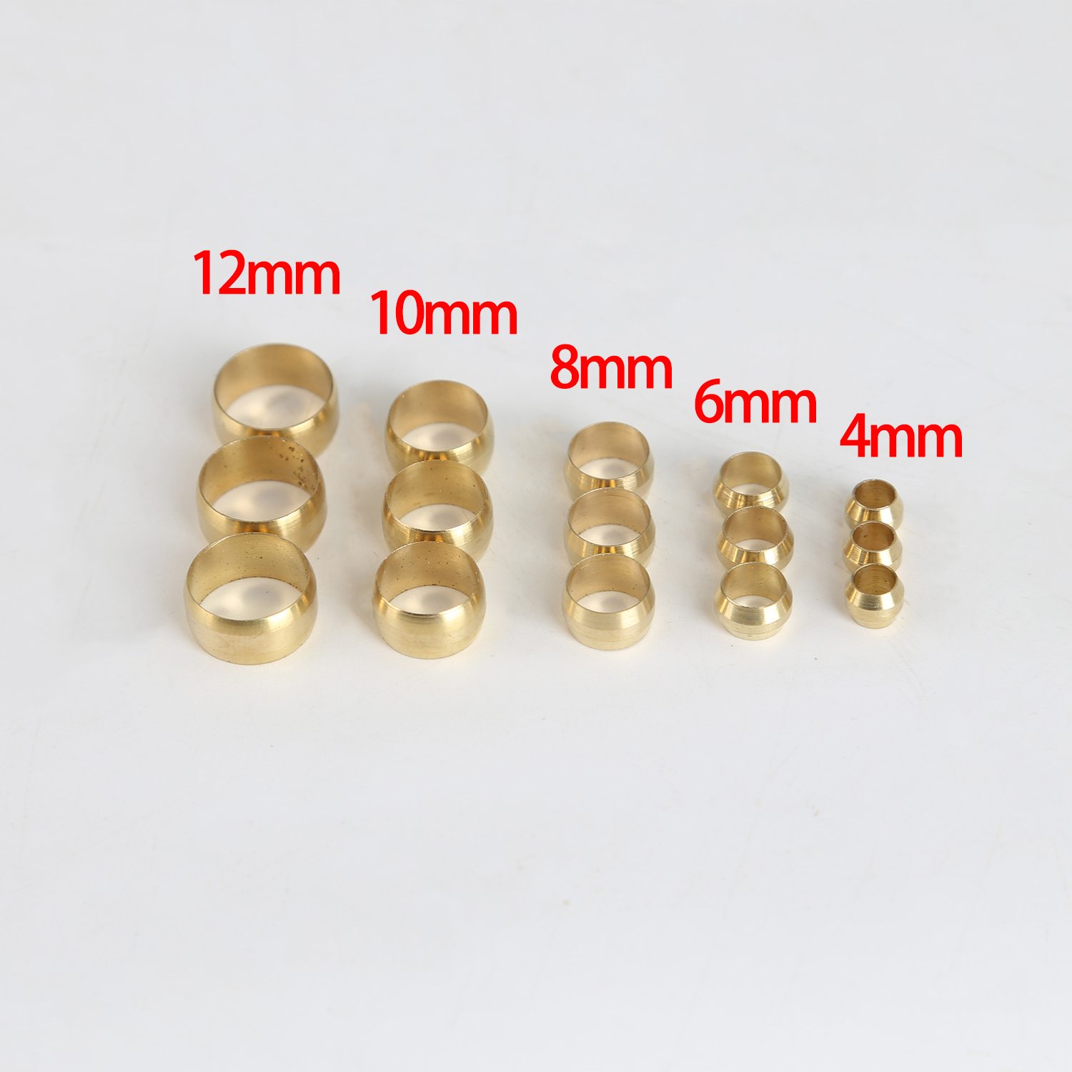 50pc Brass Double Taper Ferrul - Compression Fitting Brass avis et prix