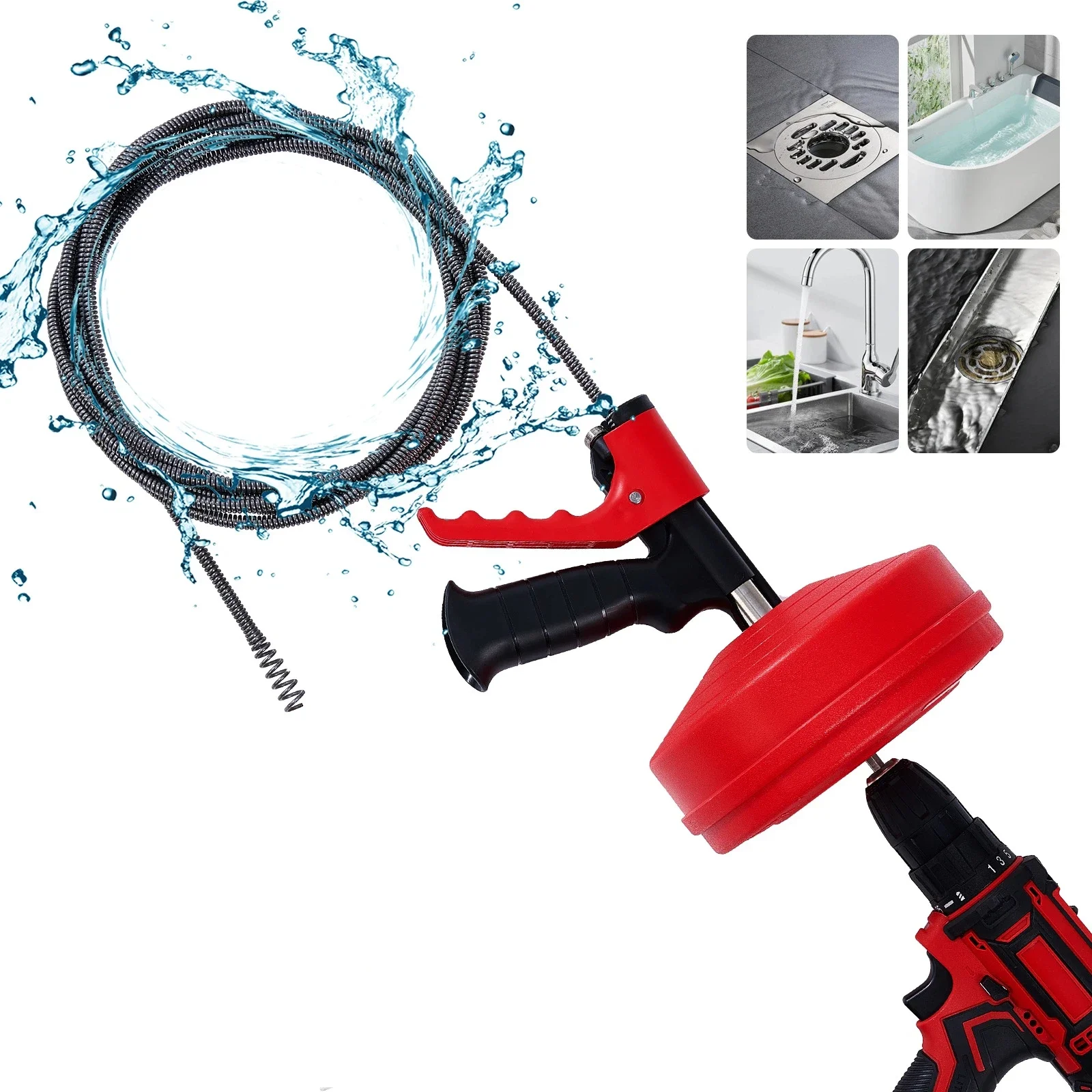 Drain Auger Clog Remover Flexi - Drain Snake Flexible avis et prix
