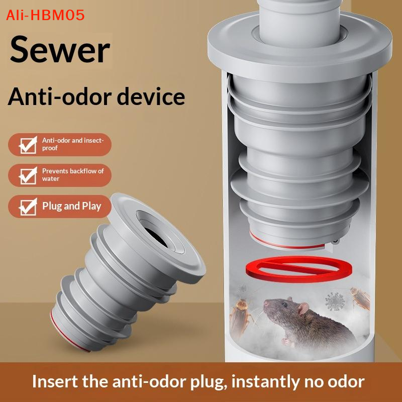 (HB05)Bathroom Sewer Seal Ring - Drain Pipe Clip avis et prix