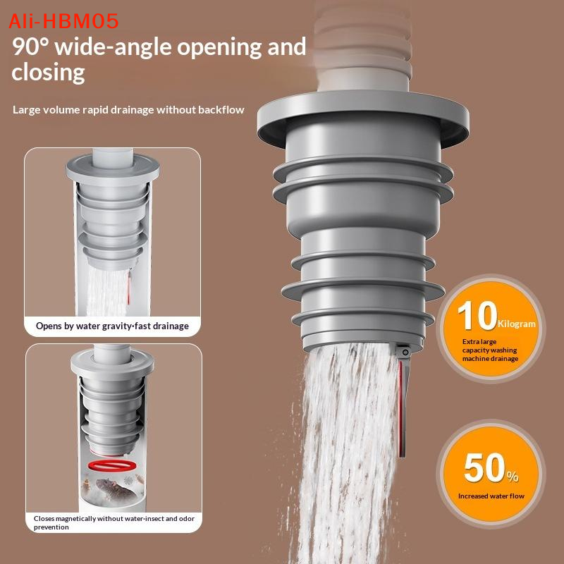 (HB05)Bathroom Sewer Seal Ring - Drain Pipe Clip avis et prix