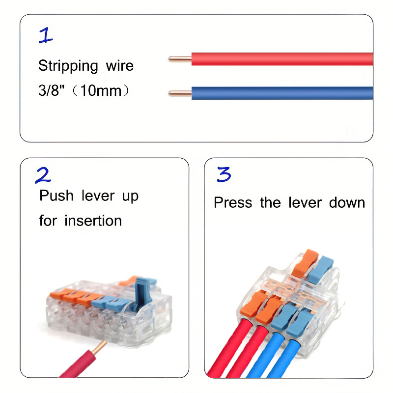 10/50pcs Quick Wire Connector  - Push Fit Connector avis et prix