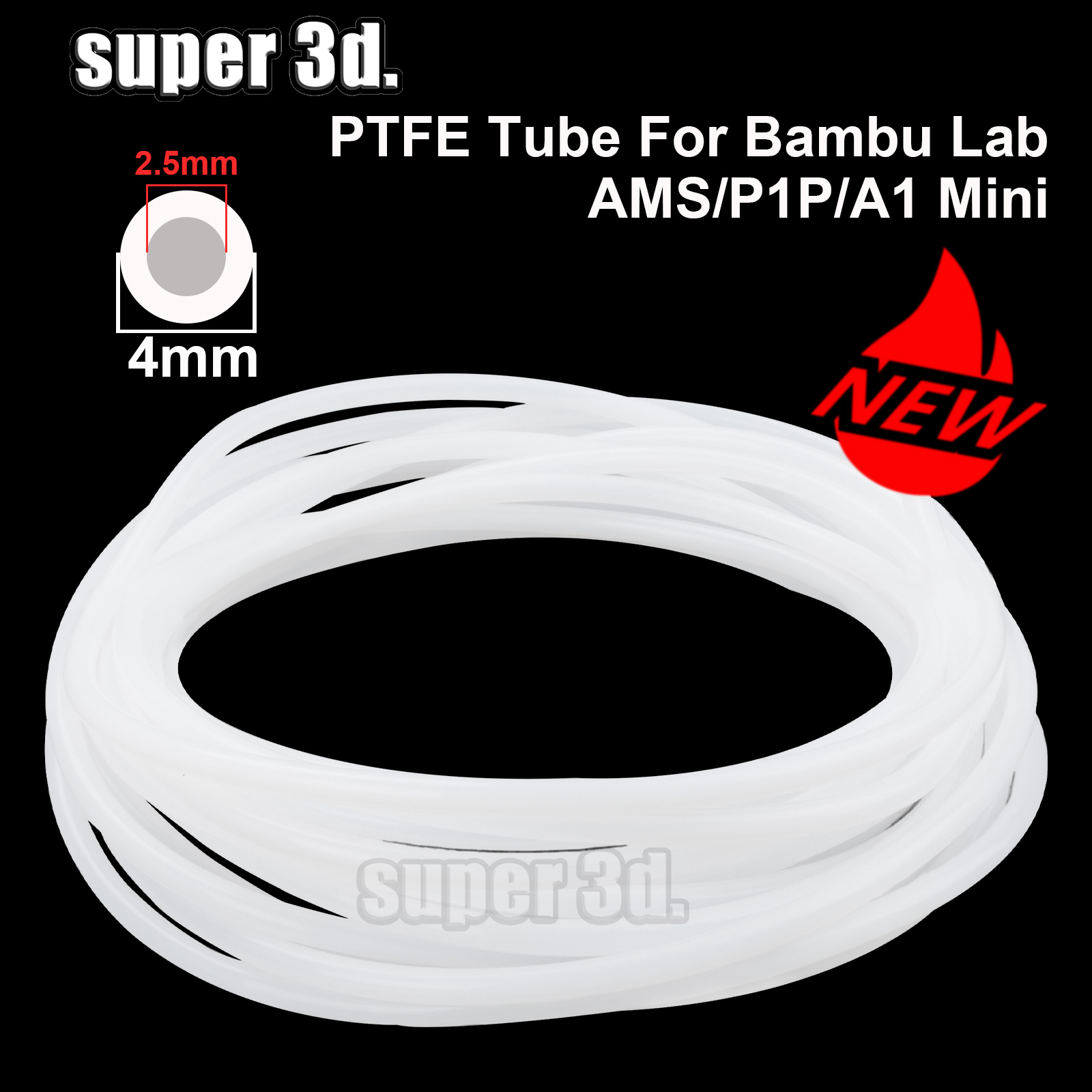 PTFE Tube 3D Printer 2.5mm 4mm - Ptfe Tape Thread avis et prix