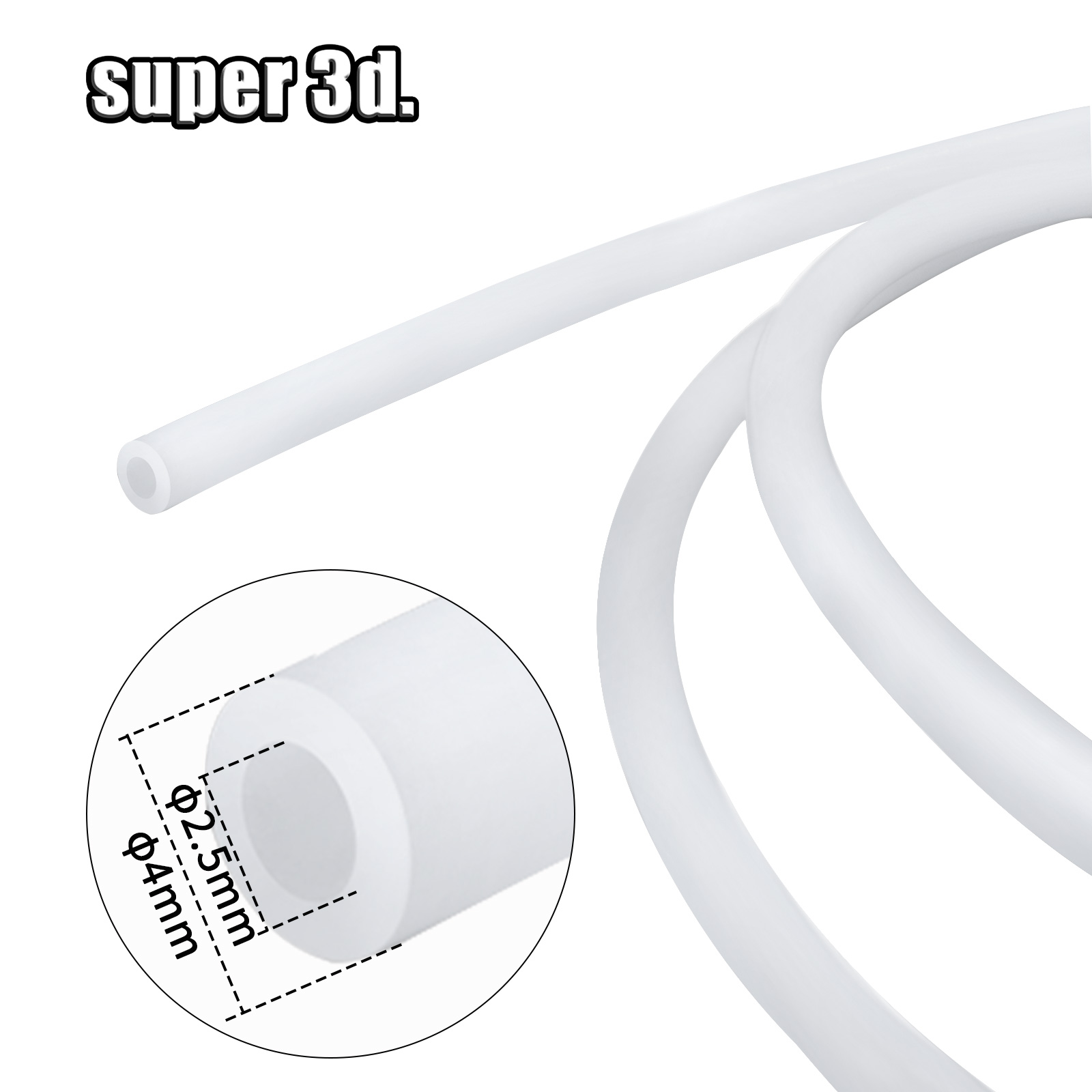 PTFE Tube 3D Printer 2.5mm 4mm - Ptfe Tape Thread avis et prix