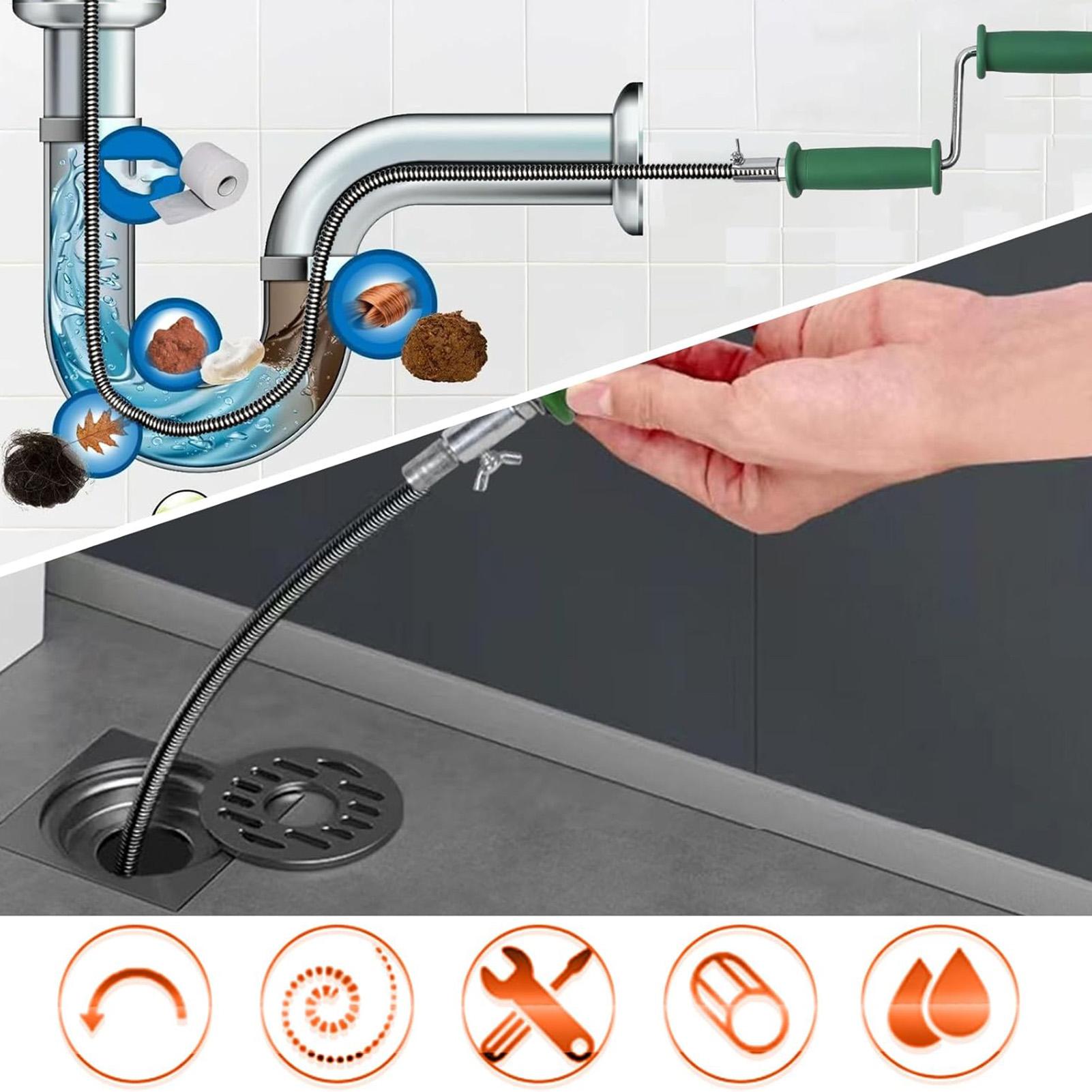 Drain Snake 4M Flexible Pipe U - Drain Snake Flexible avis et prix