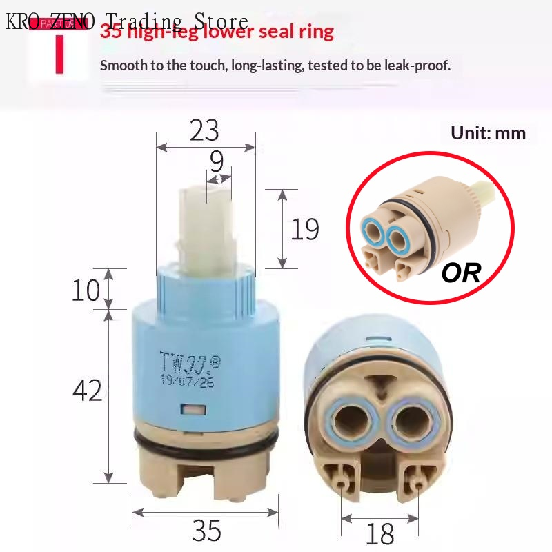 1Pcs Plastic Ceramic Cartridge - Basin Mixer Cartridge avis et prix