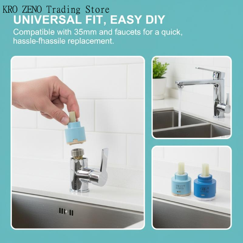 1Pcs Plastic Ceramic Cartridge - Basin Mixer Cartridge avis et prix