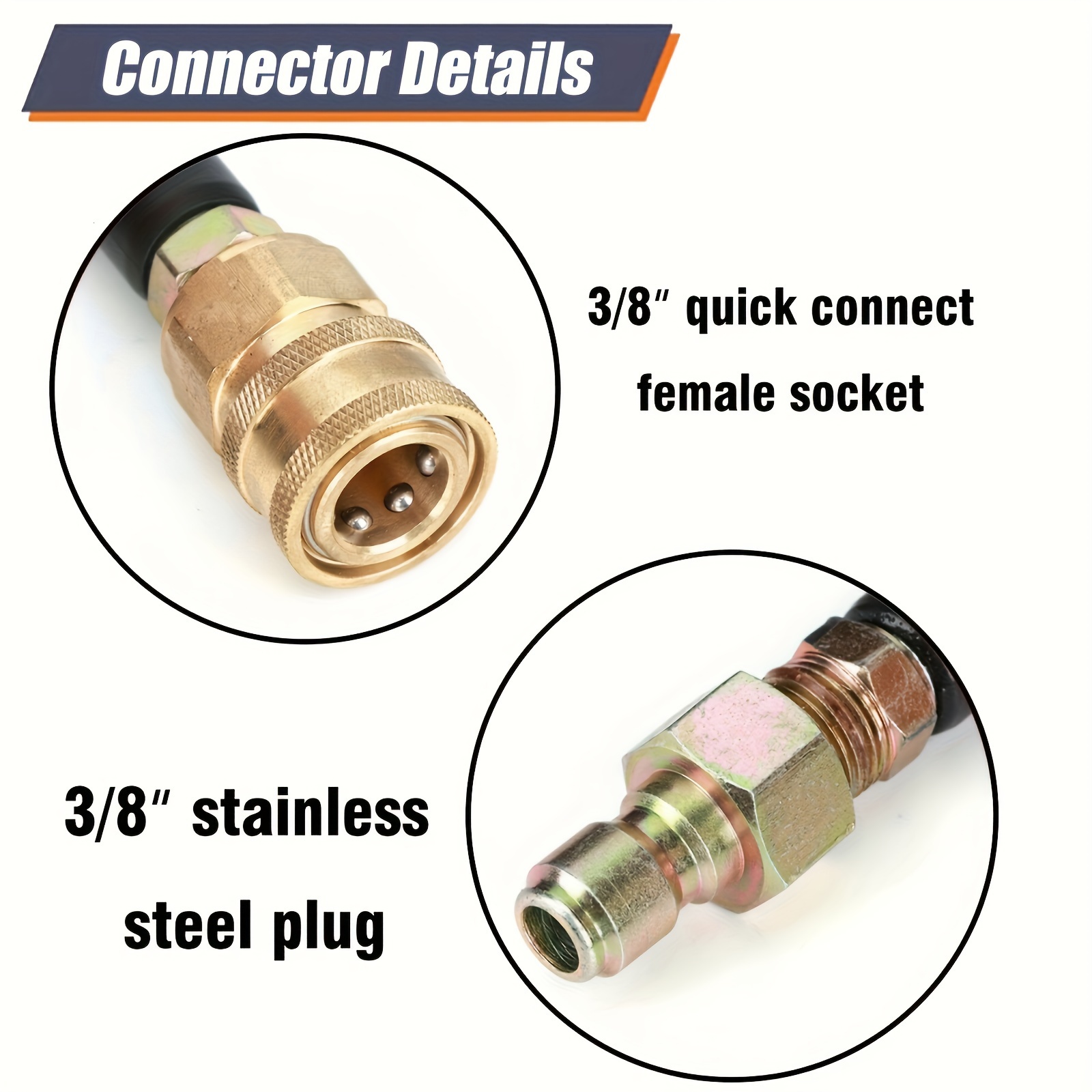Sewer Jetter Kit,5800PSI 1.45m - Drain Pipe Clip avis et prix