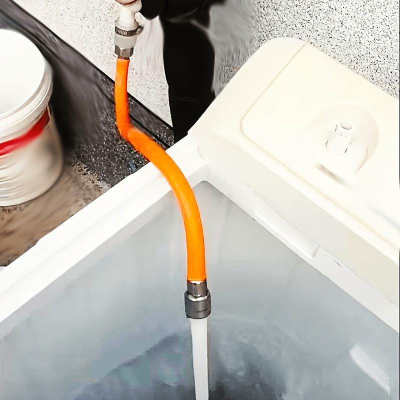 2-in-1 Foldable Faucet Extende - Flexible Hose Braided avis et prix