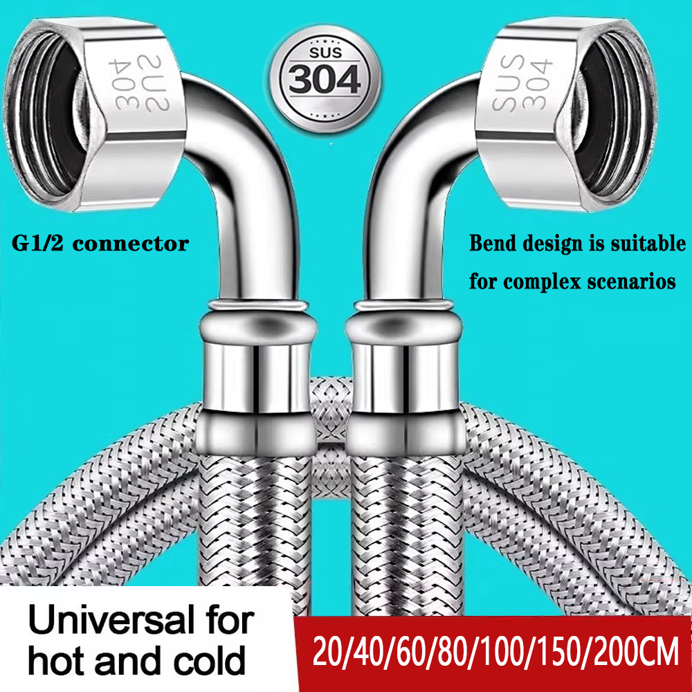 20/40/60/80/100/150/200cm 90°  - Flexible Hose Braided avis et prix