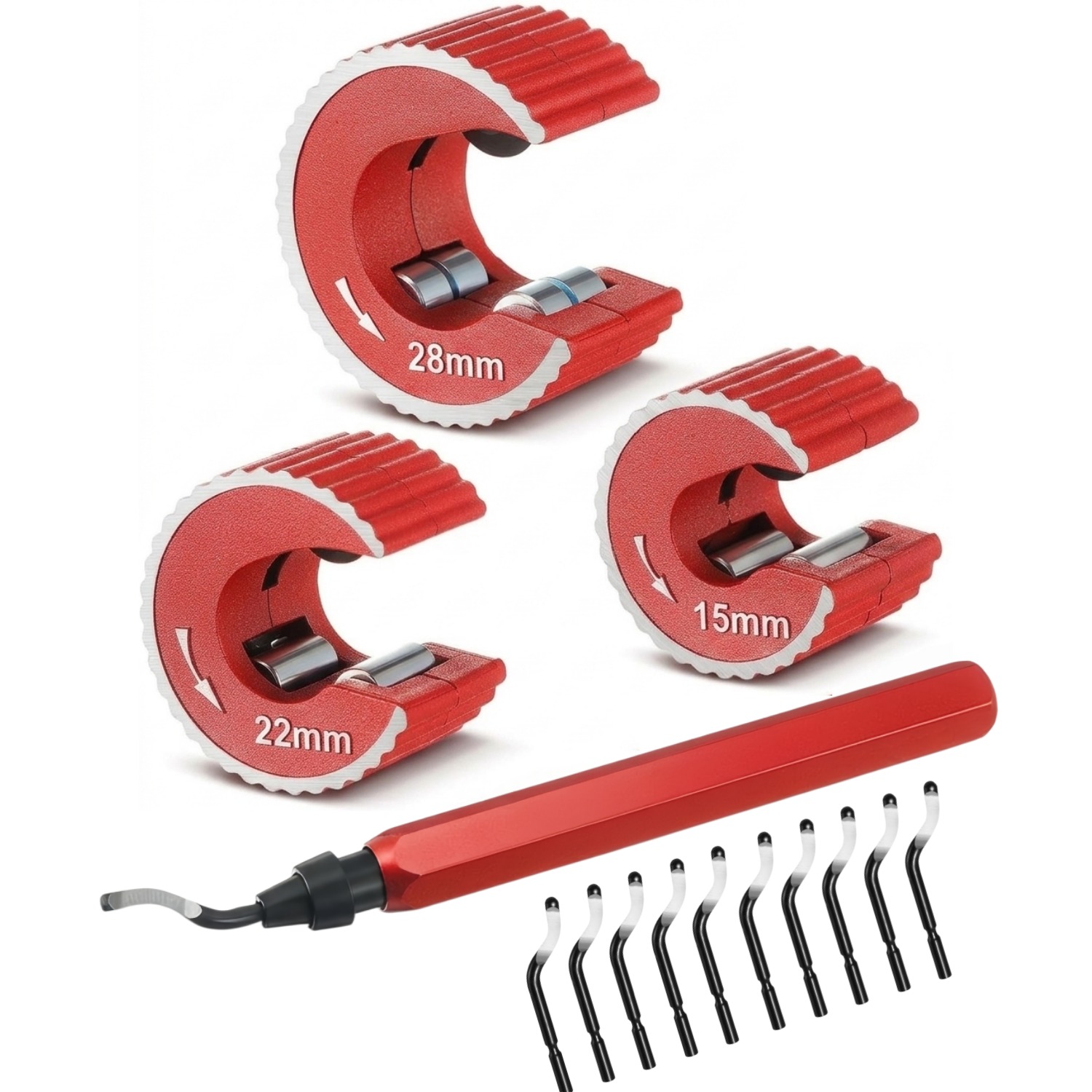 Copper Tubing Cutter Set 3 PCS - Pipe Cutter Ratchet avis et prix
