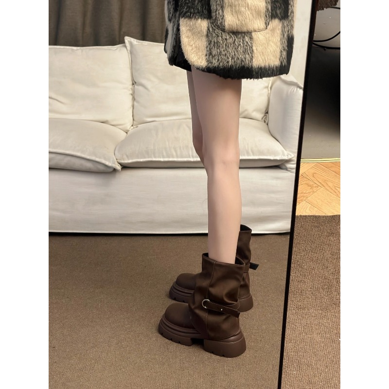 Women's Thick Bottom Boots Bri - Pipe Bending Spring avis et prix