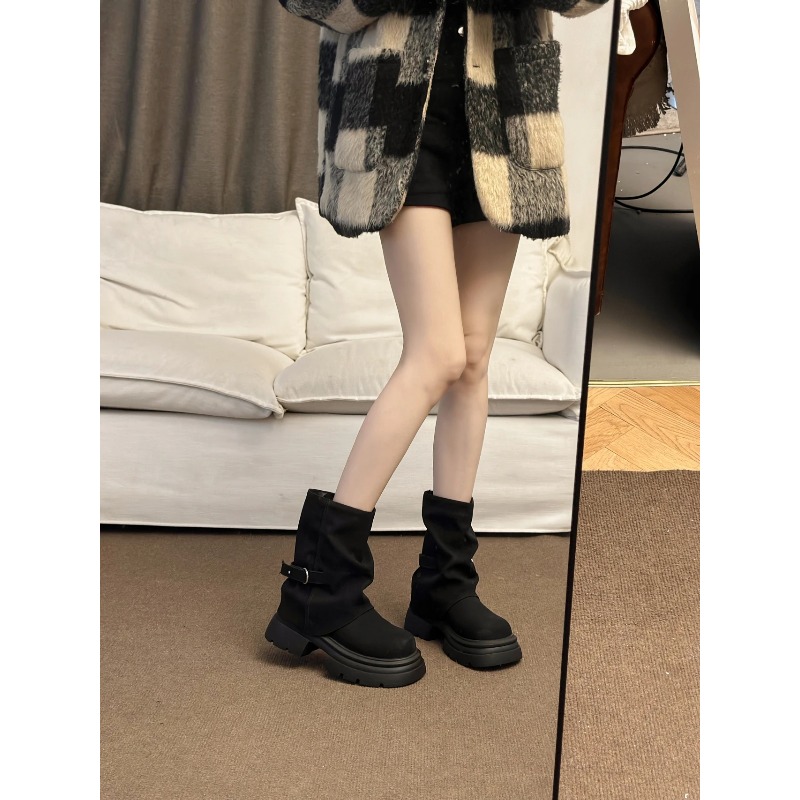 Women's Thick Bottom Boots Bri - Pipe Bending Spring avis et prix
