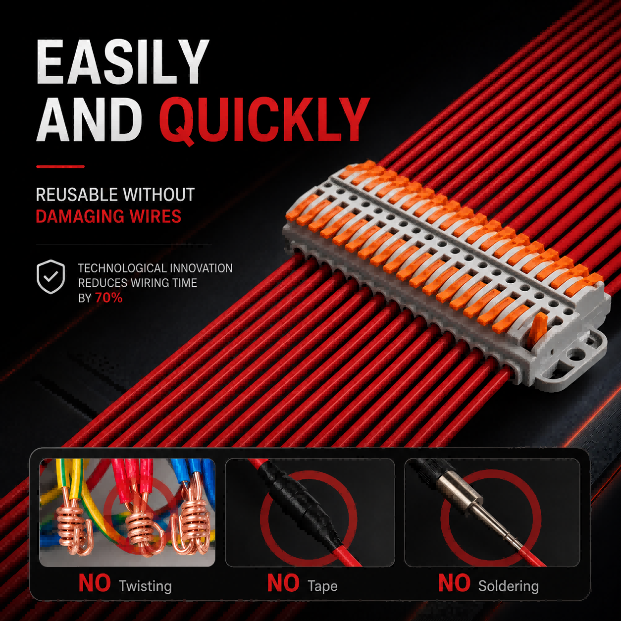 Wire Connectors 2-30 Pins Fast - Push Fit Connector avis et prix