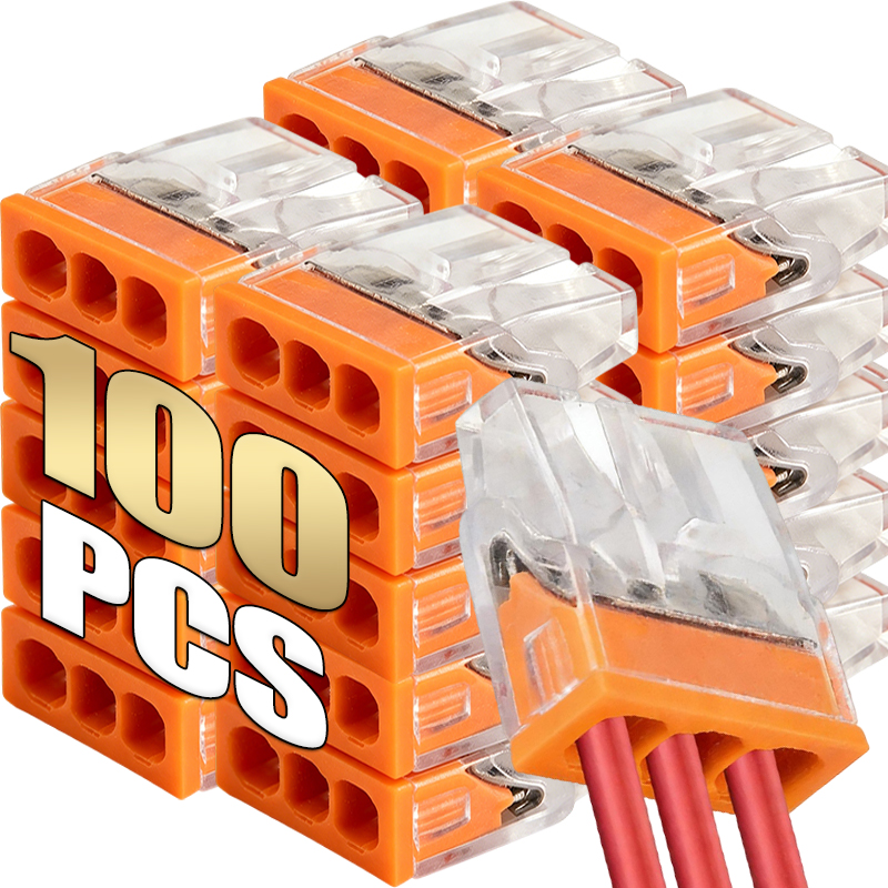 3 Holes Electrical Wire Quick  - Push Fit Connector avis et prix