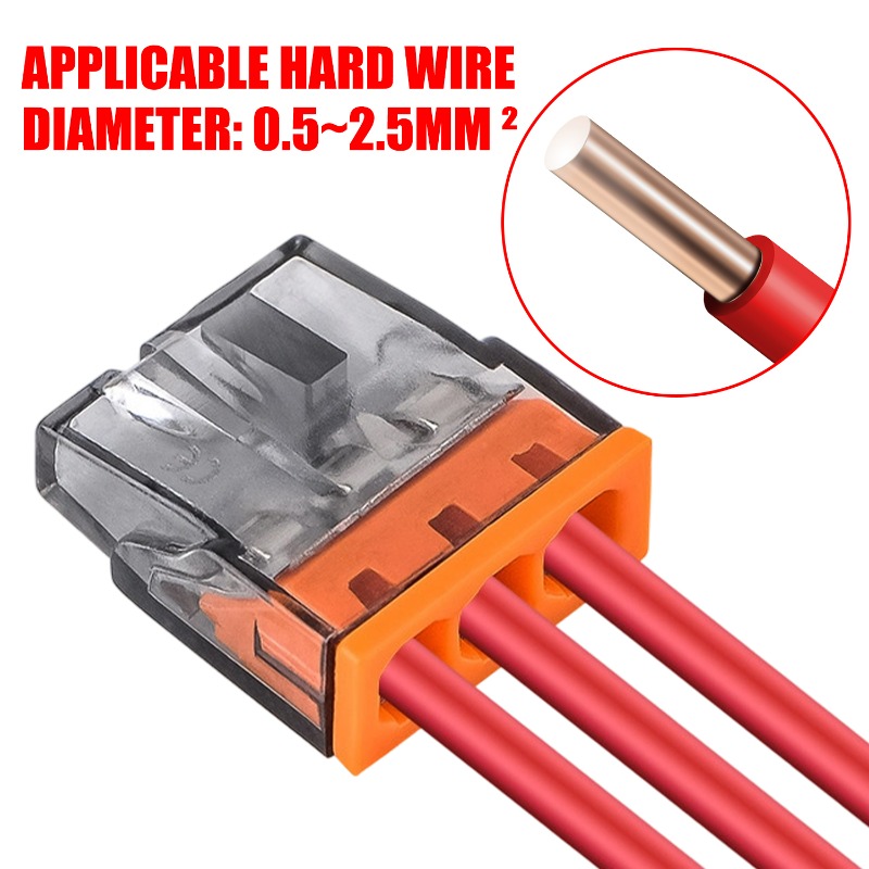 3 Holes Electrical Wire Quick  - Push Fit Connector avis et prix