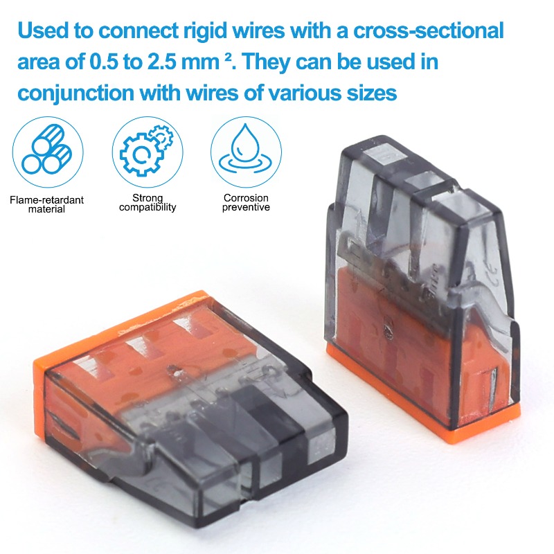 3 Holes Electrical Wire Quick  - Push Fit Connector avis et prix