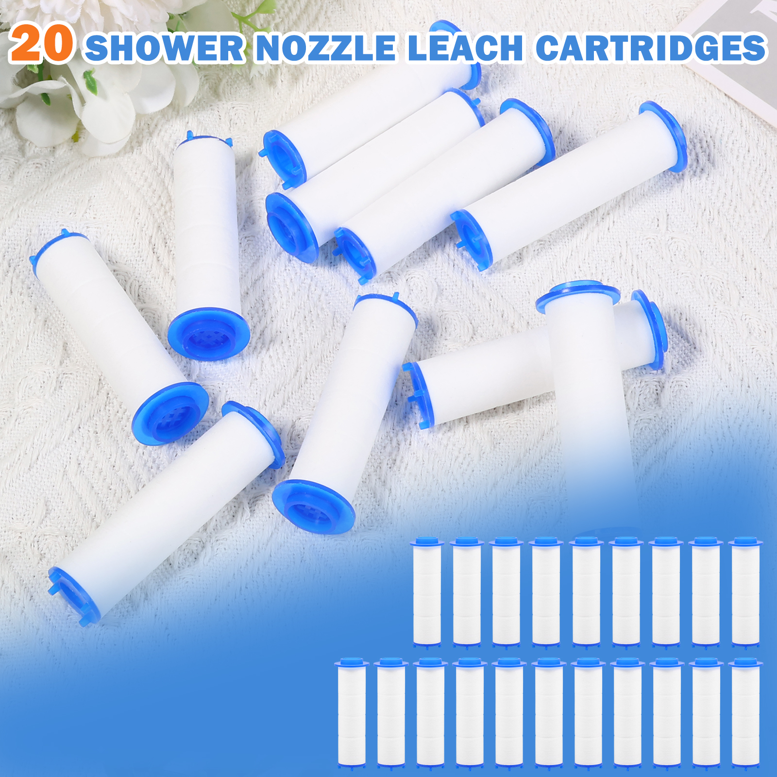 20Pcs Replacement Shower Filte - Shower Valve Cartridge avis et prix