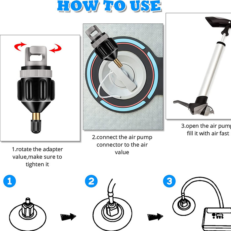 Universal SUP Pump Adapter Inf - Float Ball Valve avis et prix
